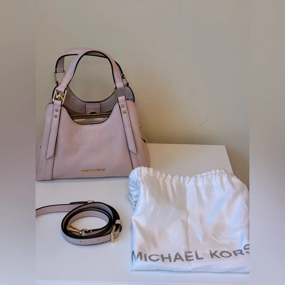 Michael Kors Arlo Blush Satchel Leather Bag